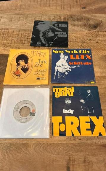 T. Rex - 5 Vinyl Singles - 7 Inch beschikbaar voor biedingen