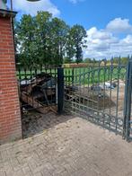 Poort en lampen, Tuin en Terras, Ophalen, Gebruikt, Staal, 150 tot 200 cm