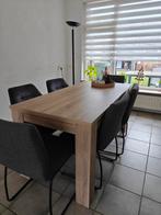 Eettafel – Houtlook / Licht eiken
(zonder stoelen), Huis en Inrichting, Tafels | Eettafels, Ophalen, 50 tot 100 cm, Zo goed als nieuw