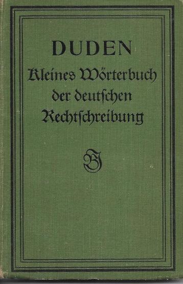 Duden - Kleines wörterbuch der Deutschen Rechtschreibing beschikbaar voor biedingen
