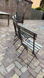 Bistro stoeltjes 6x, Tuin en Terras, Ophalen of Verzenden, Gebruikt