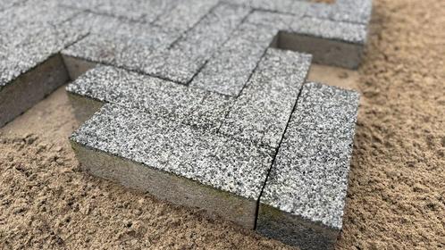 Lingeformaat Grijs, Tuin en Terras, Tegels en Klinkers, Nieuw, Klinkers, Beton, 10 m² of meer, Ophalen