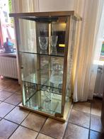 Glazen vitrine kast, Ophalen, Gebruikt, 100 tot 150 cm, 50 tot 100 cm