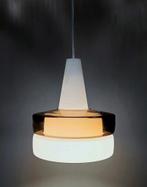 Zeldzame Vintage Hanglamp Peill & Putzler 1960's, Ophalen, Gebruikt, Mid Century Modern Design, Glas