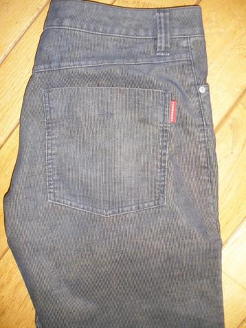 FORECAST rib broek blauw maat 34 beschikbaar voor biedingen
