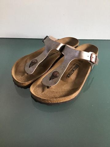 GRATIS VERZENDEN | BIRKENSTOCK Nieuwe bronzen slippers 40 beschikbaar voor biedingen