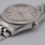 Rolex Datejust 36mm – Ref. 16220 – Zilveren Tapestry dial, Ophalen, Staal, Gebruikt, Polshorloge