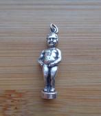 zilveren vintage bedel/hanger manneke pies [086], Overige merken, Ophalen of Verzenden, Zo goed als nieuw, 1 bedel