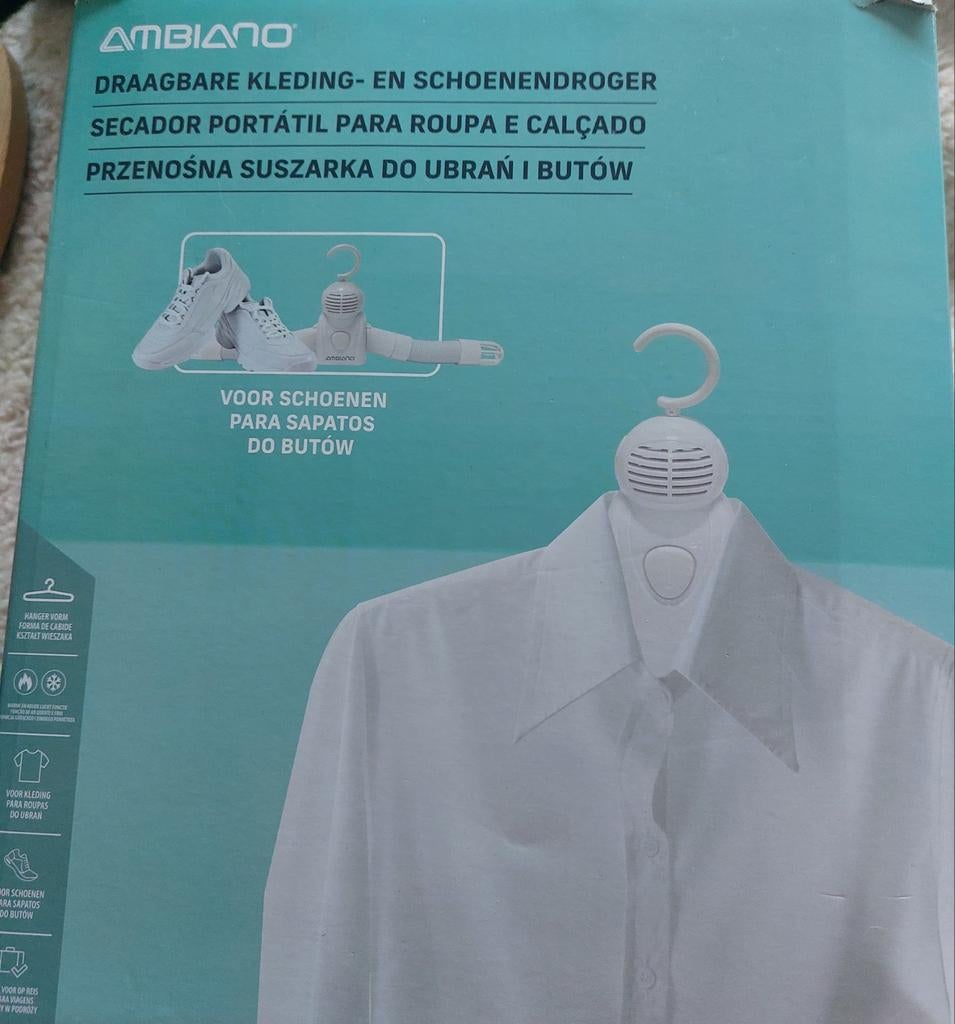 Draagbare schoenen en kleding droger, Ophalen, Nieuw