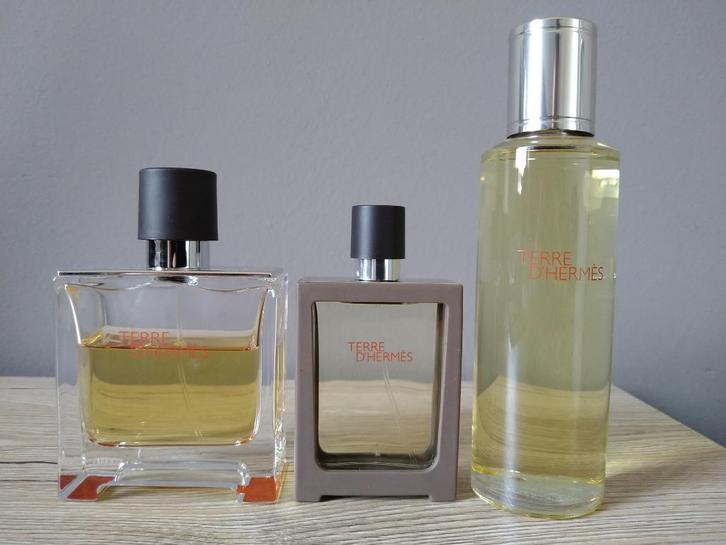 Terre d'Hermes EDT, Sieraden, Tassen en Uiterlijk, Uiterlijk | Parfum, Zo goed als nieuw, Verzenden