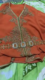 Mooie oranje kaftan zgan!, Ophalen of Verzenden, Zo goed als nieuw