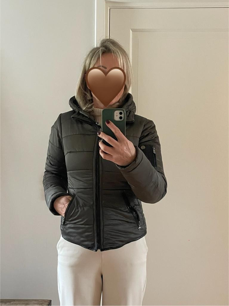 Winter (ski) jas dames maat S/M, Ophalen of Verzenden, Zo goed als nieuw, Maat 36 (S), Groen