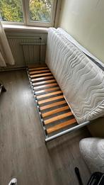 Tweestuks een persoons bed + matras, Ophalen, Zo goed als nieuw, Eenpersoons, 90 cm