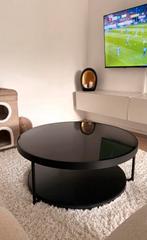 IKEA FRÖTORP Salontafel - Antraciet Gemarmerd, Huis en Inrichting, Tafels | Salontafels, Ophalen, Rond, 50 tot 100 cm, Minder dan 50 cm