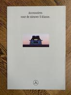 Folder brochure Mercedes-Benz S-klasse Accessoires 1994 W140, Nieuw, Ophalen of Verzenden, Mercedes-Benz, Mercedes