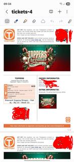 Toppers kerst 24 december 2 kaarten, Tickets en Kaartjes, Evenementen en Festivals, Twee personen