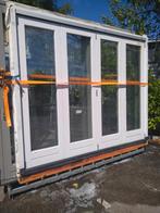 Pui met 4 harmonica deuren, Ophalen, Vouwdeur, Glas, 120 cm of meer