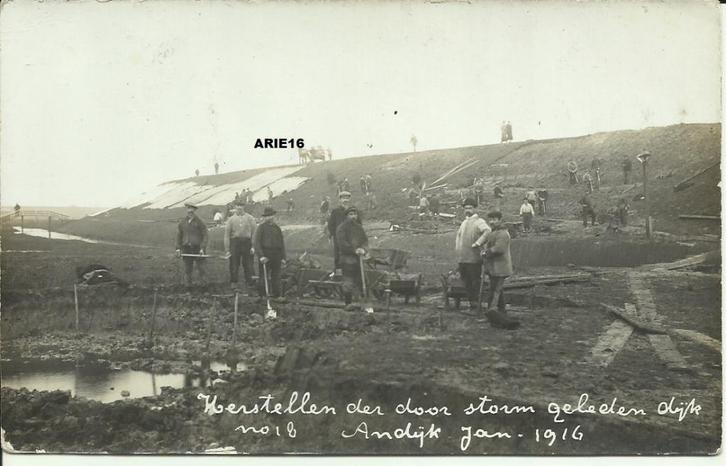 Andijk, Verzamelen, Ansichtkaarten | Nederland, Ongelopen, Noord-Holland, Voor 1920, Verzenden