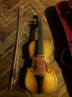 Miniatuur viool oud en handgemaakt., Muziek en Instrumenten, Strijkinstrumenten | Violen en Altviolen, Gebruikt, Overige formaten