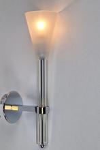 Regency Wandlamp ICE 11 Lumen Center Elio Giudici Italia ‘80, Ophalen of Verzenden, Zo goed als nieuw, Glas, Vintage regency