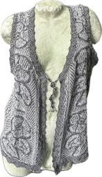 Gilet - Maat : 42, Verzenden, Zo goed als nieuw, Maat 42/44 (L), Grijs