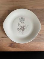 Vintage Serveerbord met Bloemmotief, Gebruikt, Ophalen of Verzenden, Bord(en), Overige stijlen