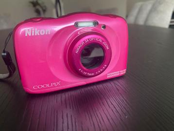 Nikon Coolpix S33 - roze - 13MP waterdicht beschikbaar voor biedingen