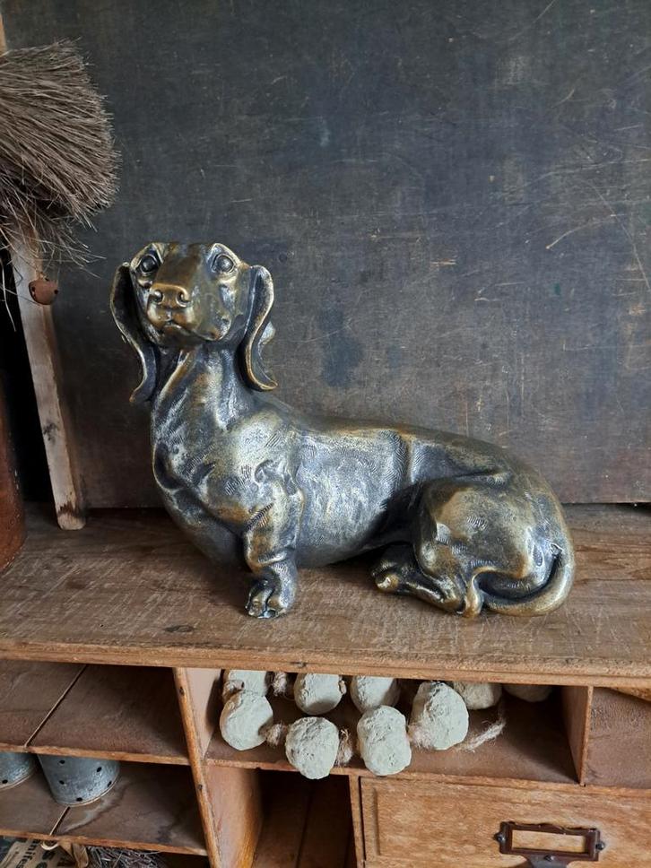 Countryfield hond,teckel sober,landelijk, Huis en Inrichting, Woonaccessoires | Overige, Nieuw, Ophalen of Verzenden