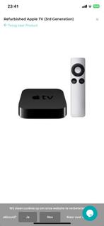 Apple TV 2 (A1378) afstandsbediening+stroomkabel, Audio, Tv en Foto, Mediaspelers, Ophalen of Verzenden