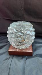 Plafondlamp of plafonnière glas mooi,lees de beschrijving, Ophalen of Verzenden, Zo goed als nieuw, Glas