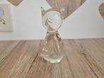 Prachtige Zeldzame Vintage Glas Kristal Kat Poes Paperweight, Antiek en Kunst, Verzenden