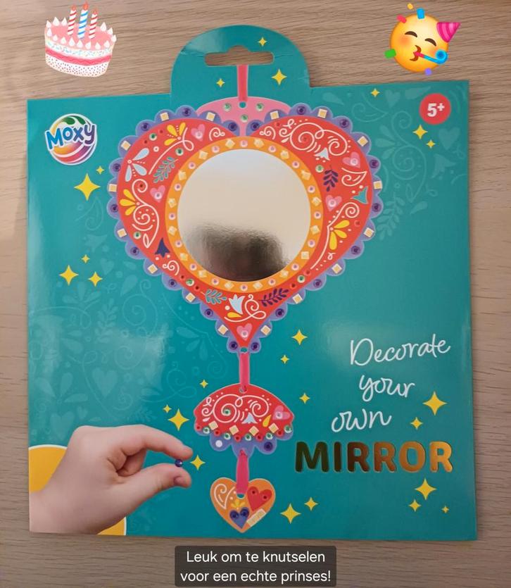 Moxy Spiegel Knutselset - Nieuw!, Hobby en Vrije tijd, Knutselen, Nieuw, Knutselwerk, Ophalen of Verzenden