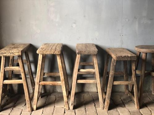KRUKJES....KRUKJES....oude krukjes rond & rechthoekig..nieuw, Huis en Inrichting, Krukjes, Nieuw, Hout, Ophalen of Verzenden