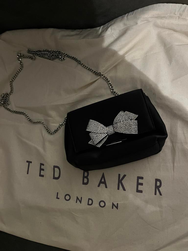 Elegante Ted Baker Avondtasje - Nieuwstaat!, Ophalen of Verzenden, Nieuw, Zwart, Avondtasje
