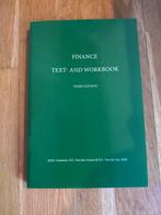 Finance Text- and Workbook, 3rd Edition, Boeken, Studieboeken en Cursussen, Verzenden, Beta, Zo goed als nieuw, HBO