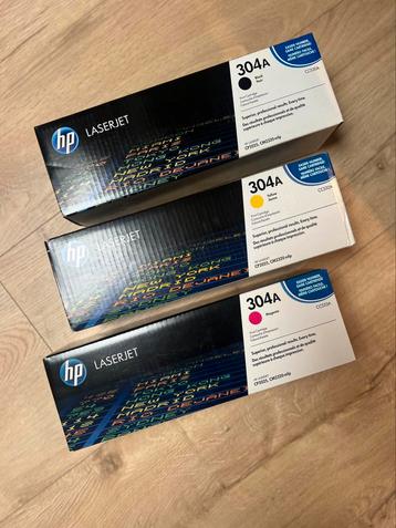 Nieuwe HP 304A toners (geel,rood,zwart) beschikbaar voor biedingen