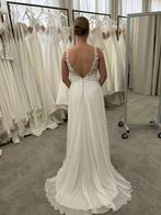 Prachtige Trouwjurk met Open Rug, Kleding | Dames, Trouwkleding en Trouwaccessoires, Ophalen of Verzenden, Zo goed als nieuw, Wit