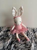Konijn knuffel, roze met tutu / ballerina jurk. 35 cm, Verzenden, Zo goed als nieuw, Konijn
