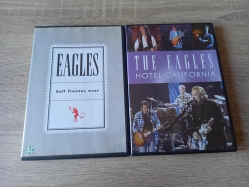 The Eagles Hotel California & Eagles Hell Freezes Over (4=3), Cd's en Dvd's, Dvd's | Muziek en Concerten, Zo goed als nieuw, Muziek en Concerten