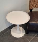 Bijzettafel wit / side table white, Huis en Inrichting, Tafels | Sidetables, 25 tot 50 cm, Kunststof, Rond, Modern, simplistisch, klassiek