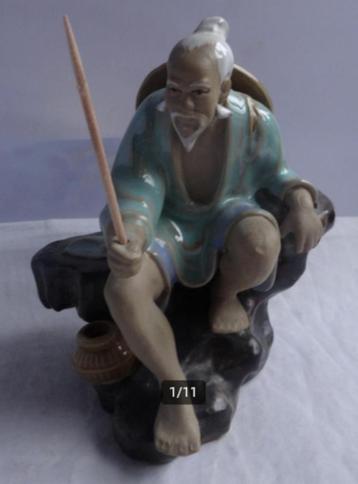 2 MUDMAN SHIWAN BEELDJES * 2 Vissers *  beschikbaar voor biedingen