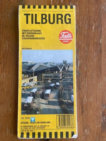 Landkaart / Plattegrond Tilburg (met Oisterwijk) Falkplan beschikbaar voor biedingen