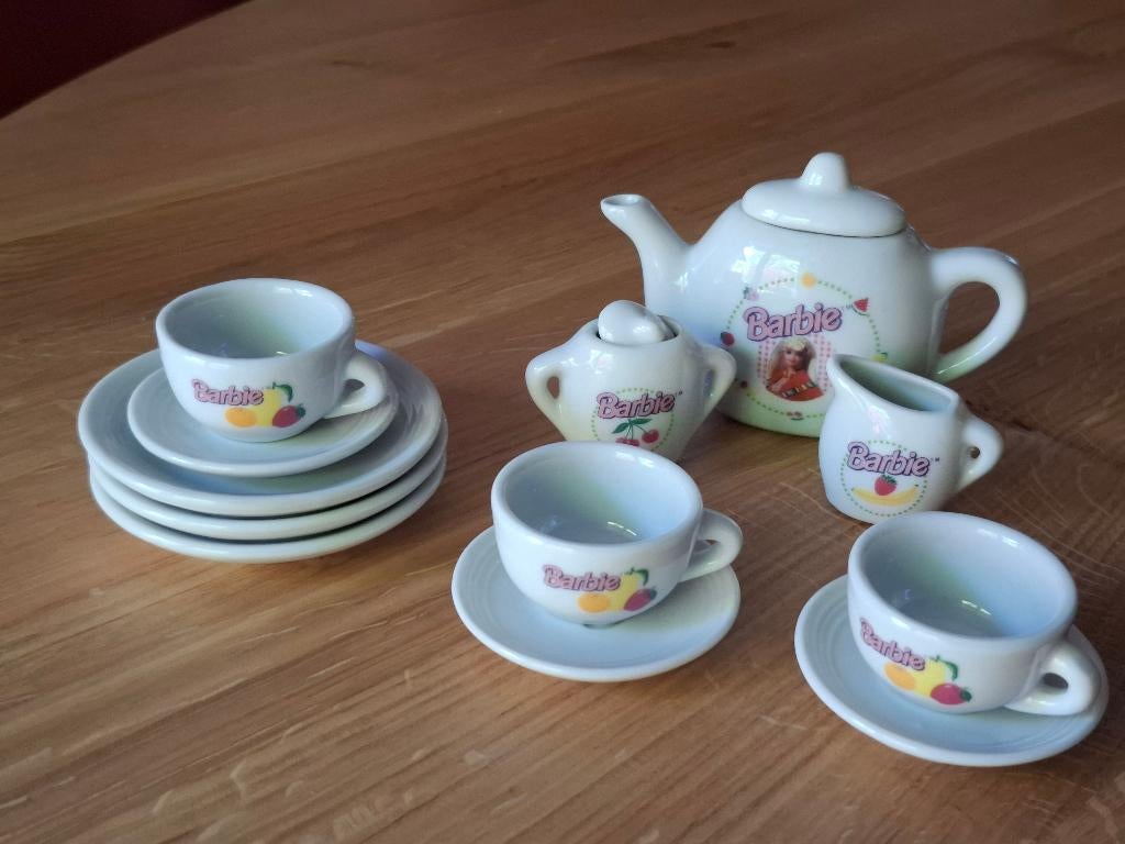 Barbie kinder theeserviesje 90s, Ophalen of Verzenden
