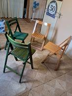 4 stuks Bijzet- klapstoelenstoelen, Antiek en Kunst, Ophalen