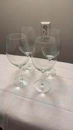 4 kristallen rode wijn glazen Schott Zwiesel, Verzamelen, Glas en Borrelglaasjes, Ophalen, Zo goed als nieuw, Overige typen