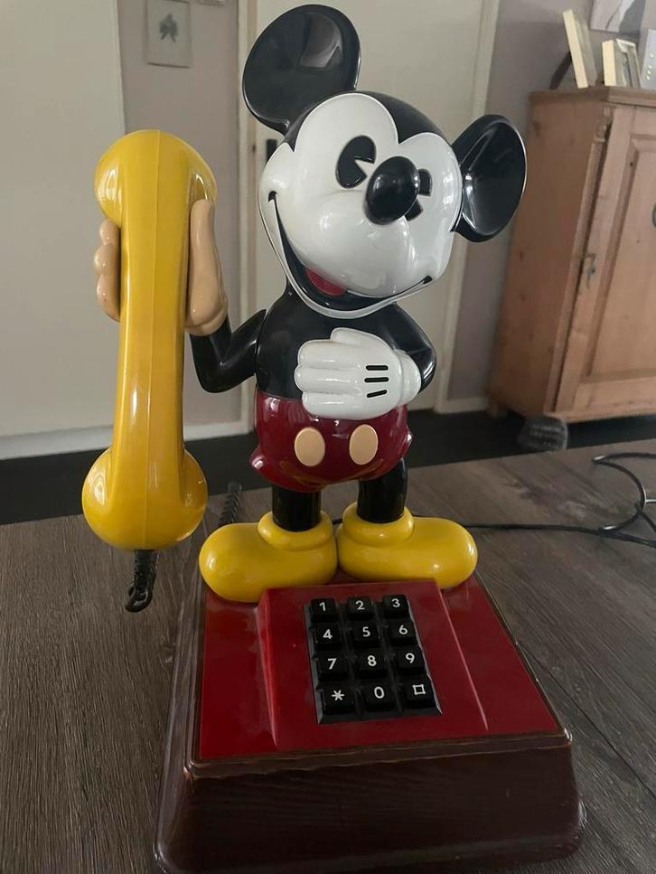 Vintage Mickey Mouse Telefoon Disneyland, Ophalen of Verzenden, Gebruikt