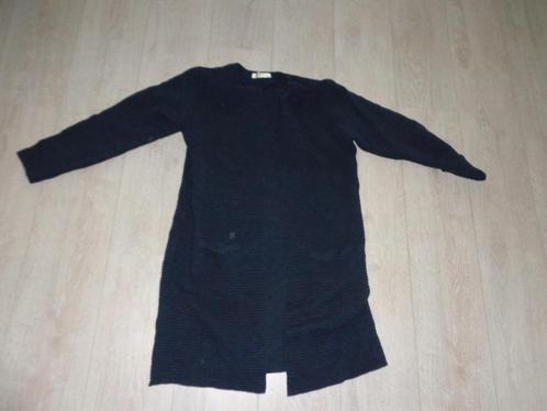 donkerblauwe lange damesvest van Selected Femme, maat L, Kleding | Dames, Truien en Vesten, Gedragen, Maat 42/44 (L), Blauw, Ophalen of Verzenden