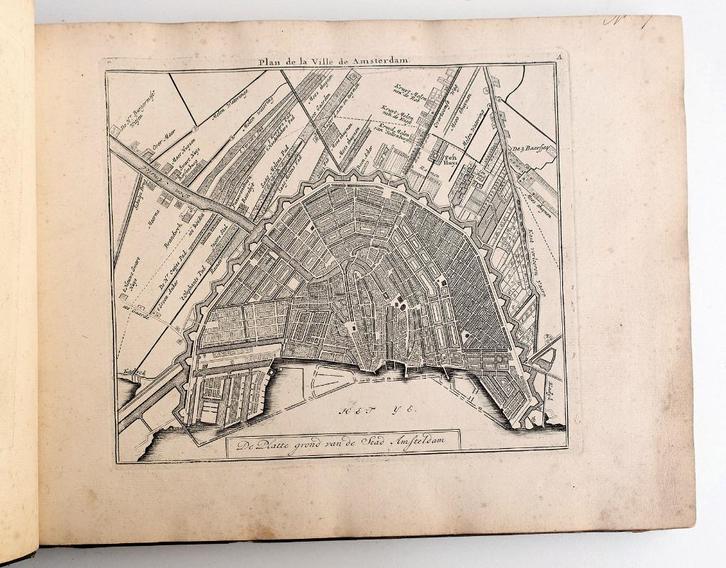 Afbeeldinge van de Wydt-vermaarde Stadt Amsterdam (75 grav.), Antiek en Kunst, Antiek | Boeken en Bijbels, Ophalen of Verzenden