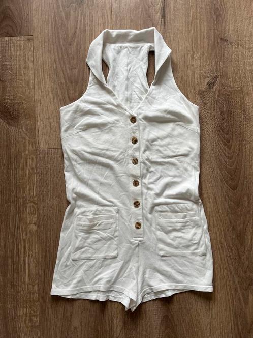 Playsuit maat S, Kleding | Dames, Jumpsuits, Zo goed als nieuw, Maat 36 (S), Wit, Ophalen of Verzenden