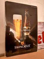 Blikken bordje swinckels bier 20x30cm, Verzamelen, Ophalen of Verzenden, Nieuw, Reclamebord, Plaat of Schild, Bavaria